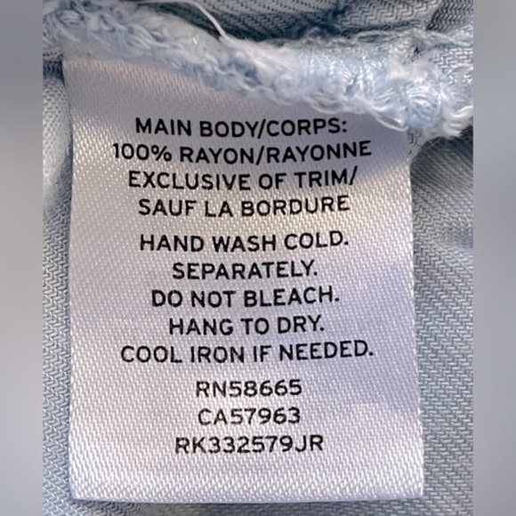 ABOUND ROMPER LIGHT BLUE SIZE XS - Picture 8 of 10